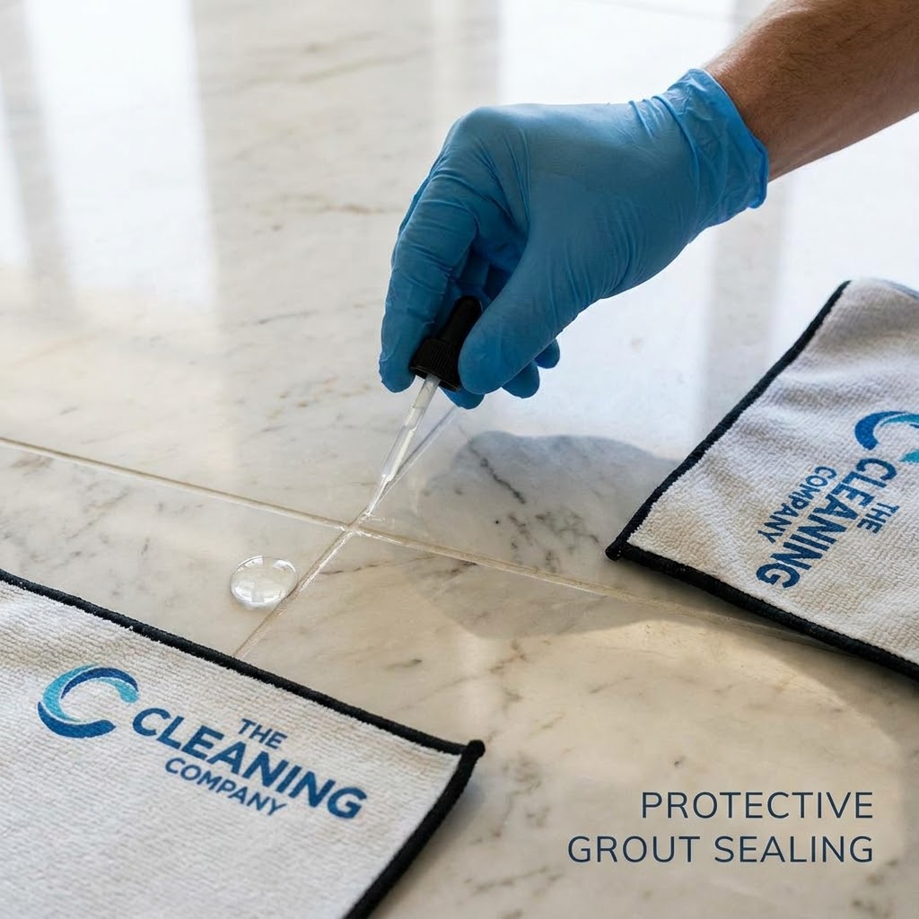 Protective Grout Sealing — Tile & Grout Cleaning